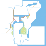 Mapa do Sistema de VLT do RM de Florianópolis (speculative)