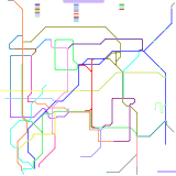 Mumbai Sub Urban and Metro Railway Network Future Map (speculative)
