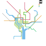 DC METRO MAP