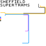 Sheffield Supertram Network (real)