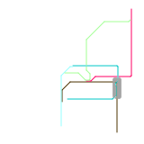 Proposed Metro Map of Sydney (speculative)