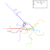 Bucharest Trolleybus Network - 6-10-24 (real)