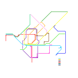 Sapporo Metropolitan Map (speculative)