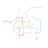 Sapporo Metropolitan Map (speculative)