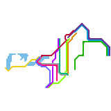 Eastern Canada-USA Night Coach Network (speculative)