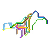 Eastern Canada-USA Night Coach Network (speculative)