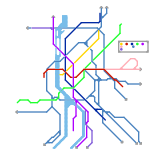 Budapest transit plans ver.3 (metro + suburban rail) (speculative)