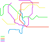 PRAGUE METRO 2030 (Fantasy Map) (speculative)