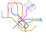 Singapore MRT Map 2024 (real)