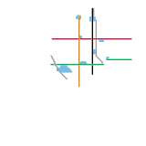 Fresno California Projective Trails (speculative)