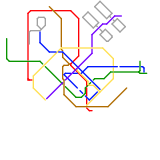 Singapore MRT Map 2024 (real)