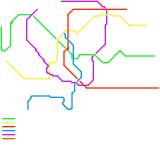 PRAGUE METRO 2030 (Fantasy Map) (speculative)