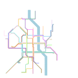 Warsaw Tram Map