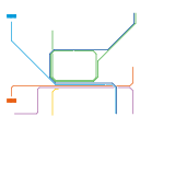 Oslo Metro with Fornebubanen (real)