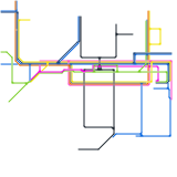 Metro Map Maker Alphabet - F