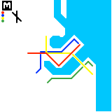 Metro Map Maker Alphabet - G