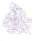 Ostrów Mazowiecka(Mapa granica-dzielnica-osiedla)(2)