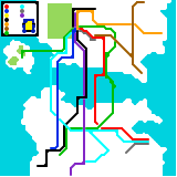 Metro Map Maker Alphabet - S