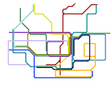 Metro Map Maker Alphabet - O