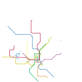 Metro Map Maker Alphabet - P