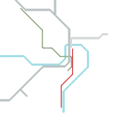 Metro Map Maker Alphabet - X