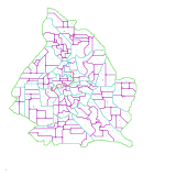 Ostrów Mazowiecka(Mapa granica-dzielnica-osiedla)(3)