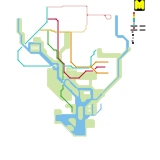 Münich Subway Map (real)