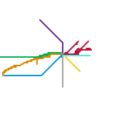 Midwest Amtrak map (real)