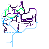 North Midlands Railway Map (With Midland Ferry) (unknown)