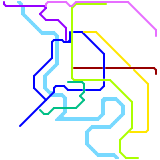 Bangkok Transit Map (with Future Planning) (real)