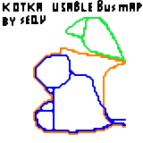 Usable bus map of kotka (real)