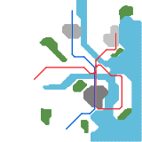Fall & Wayne Metro, Network Map