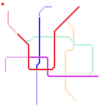 Brooksville Subway, Network Map (BTA)