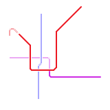 Brooksville Subway, Network Map (BTA)