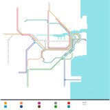 The Sydney Suburban Rail System (real)