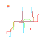 Oslo Region Train Map (Exept RX11) (real)
