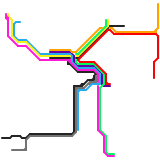 Sheffield Supertram network