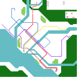 Rowton Citylink, Network Map