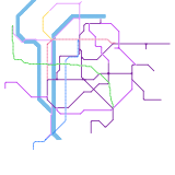 Lyon Tram System (real)