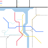 Francina City (FTA) ,Network Map.