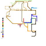 마크 지하철 노선도