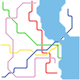 Fictional Fábregas City Metro Map (unknown)