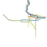 Eugene OR Bike Routes (speculative)