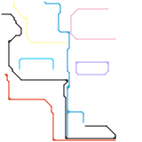 Nelifozan metro map