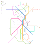 Wales City Transit Map