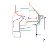 Sydney rail network (my proposal) (real)