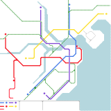 Takoma Subway (Takoma E), Network Map