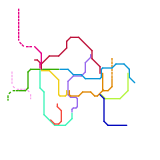 Lake-Haven Train and Metro Map