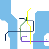 Itty Bitty Railway map (Milton City)