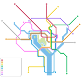 Insane DC Metro Map
